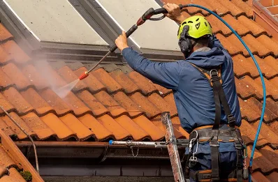 Démoussage et hydrofuge de toiture à Solérieux